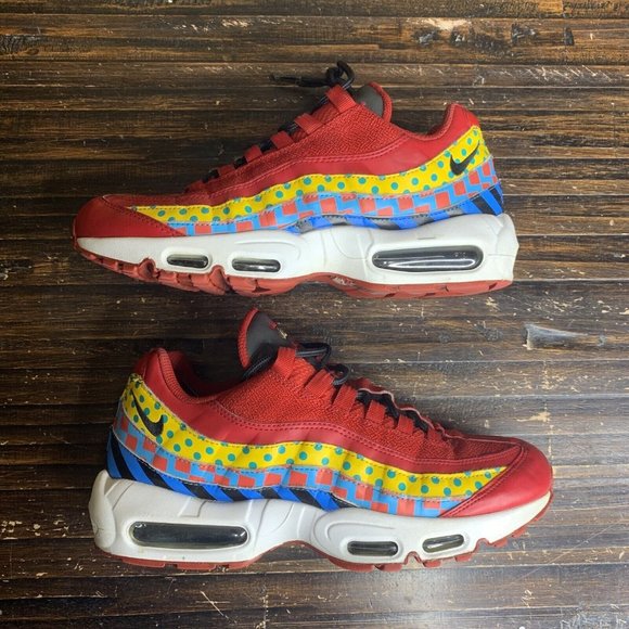 MENS NIKE AIR MAX 95 BALTIMORE HOME AWAY SNEAKERS CD7787 600 size 8 - Picture 2 of 7